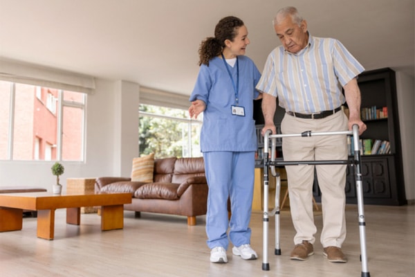 Stroke recovery at home is made possible with the support of professional in-home care services.